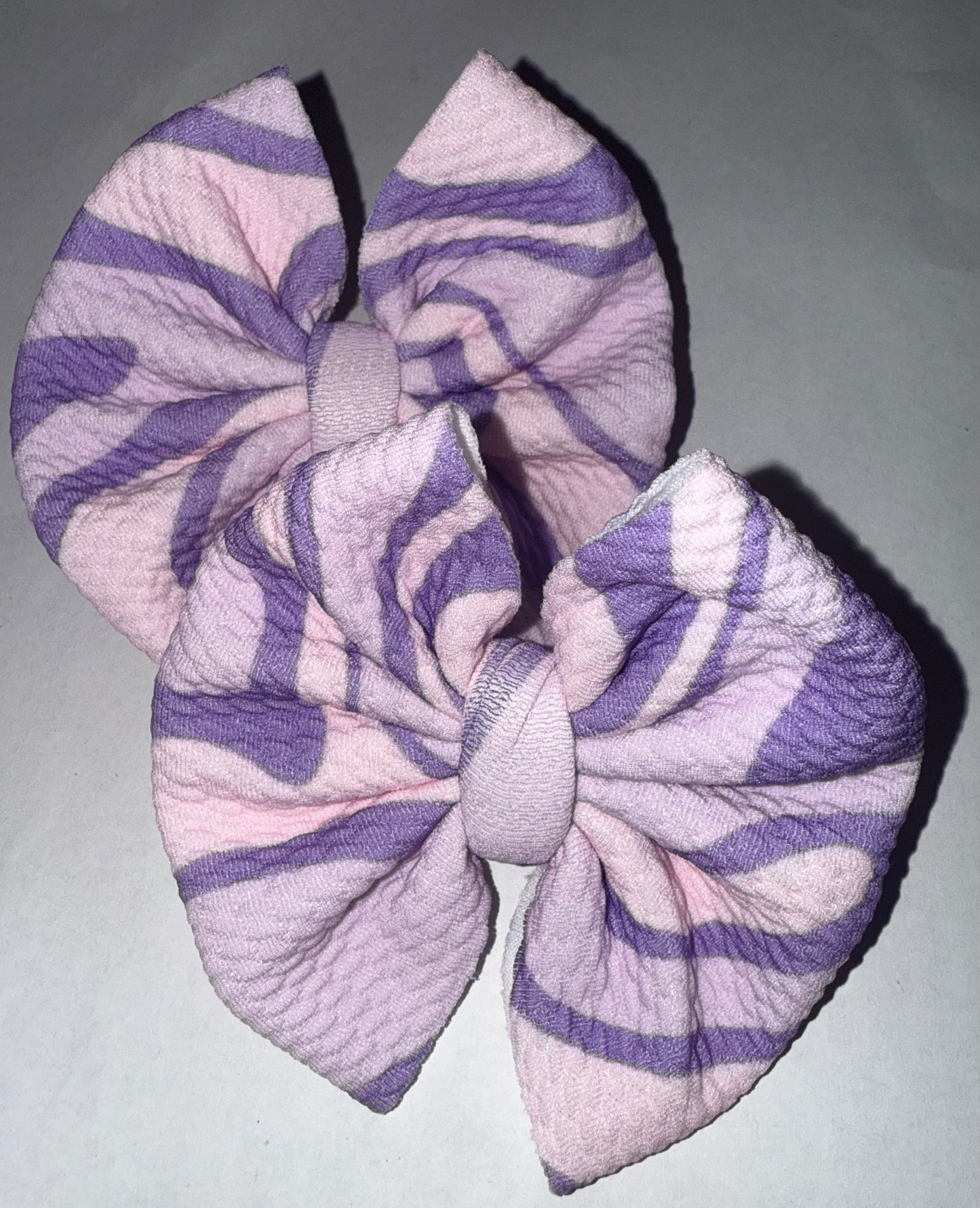 Purple swirl messy piggies