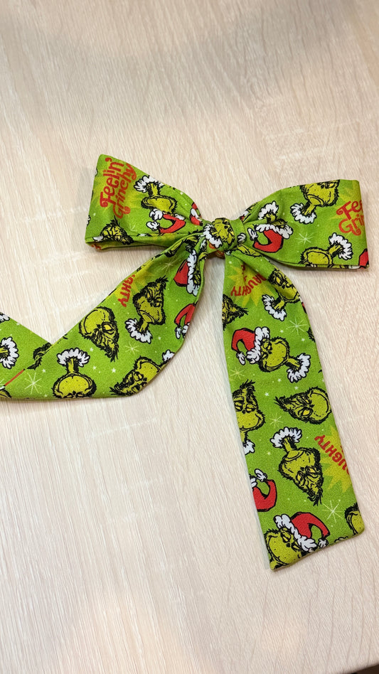 Mr. Grinch Sailor  Bow