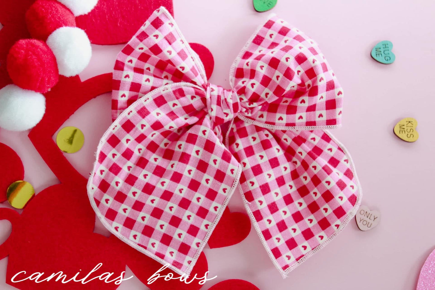 Gingham Hearts Fabel